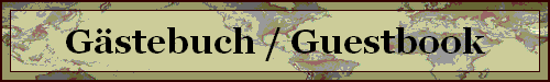 Gstebuch / Guestbook