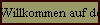 Willkommen auf der Website 